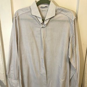 Suitsupply Striped Slim Fit Shirt 16.5/42
